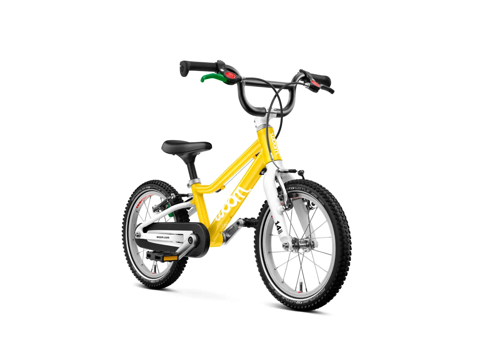 Woom GO 2 Vibrant Yellow 14 detský bicykel