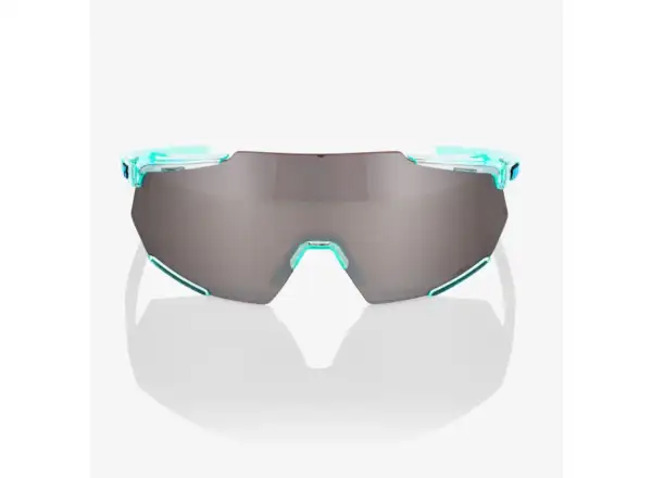 100% Racetrap 3.0 okuliare Polished Translucent Mint/HiPER Silver Mirror Lens