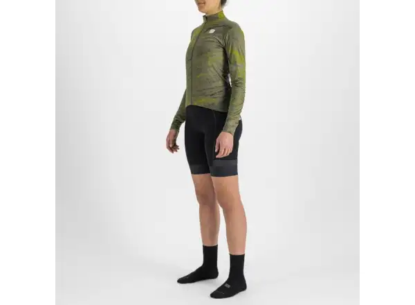 Sportful Cliff Supergiara Thermal dámsky dres s dlhým rukávom beetle guacamole black