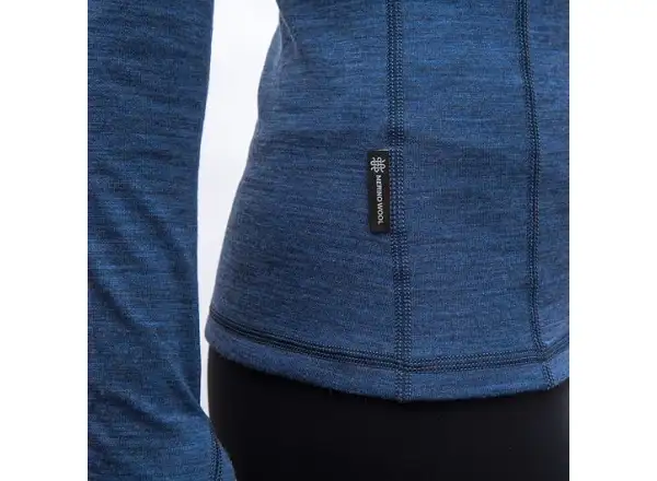 Sensor Merino Bold dámske tričko dlhý rukáv Cool Blue
