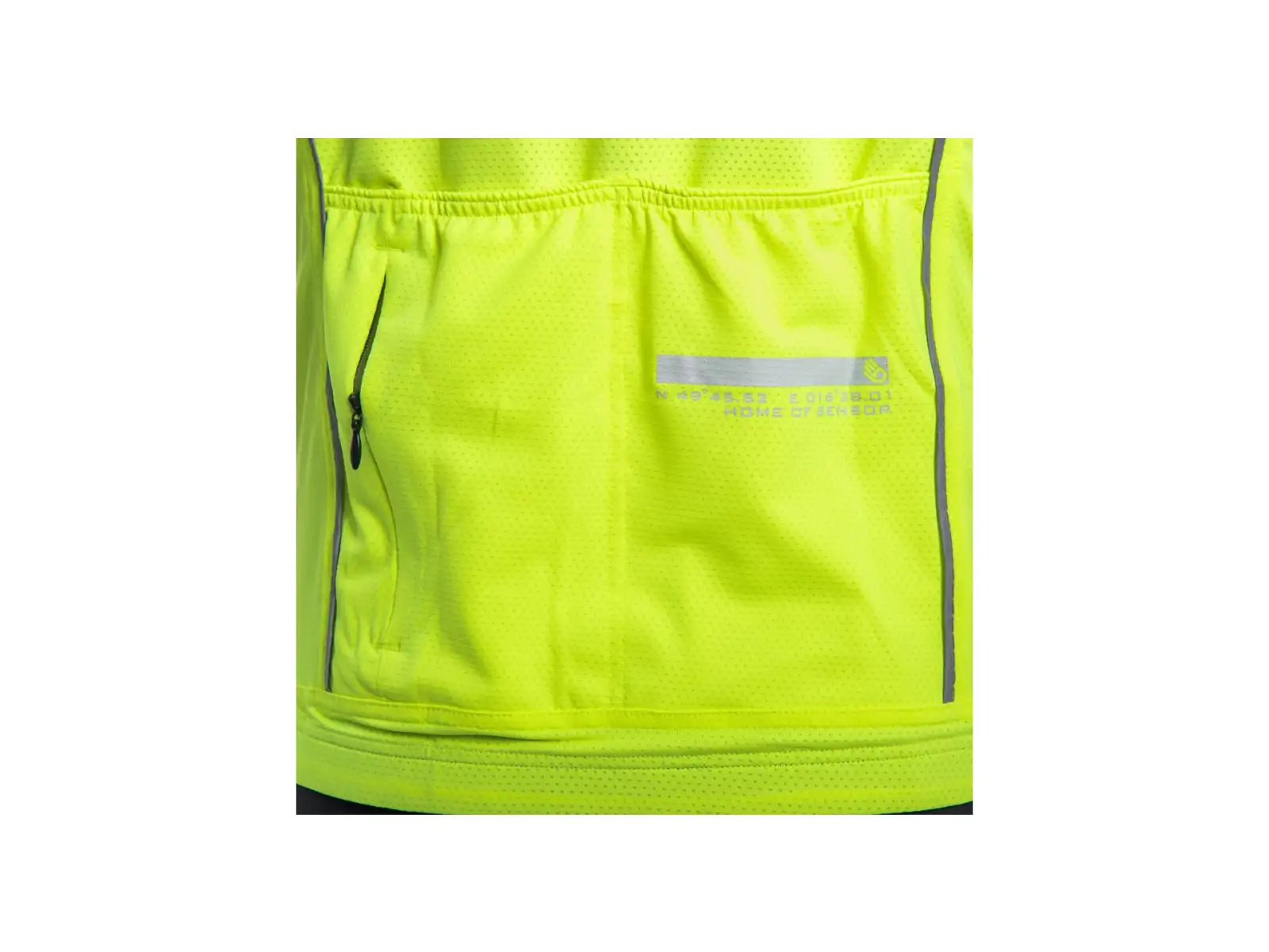 Sensor Cyklo Motion pánsky dres krátky rukáv Neon Yellow/sivá