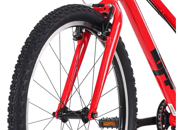 Rock Machine RIFF Jr 24 detský bicykel Gloss Fire Red