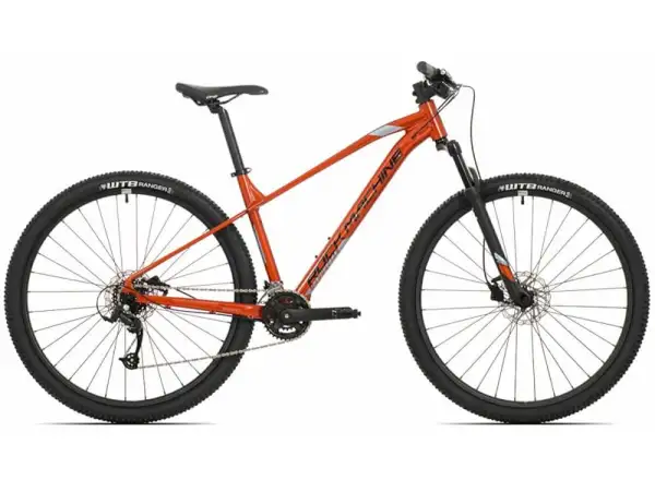 Rock Machine Manhattan 40-29 gloss metallic orange/silver horský bicykel