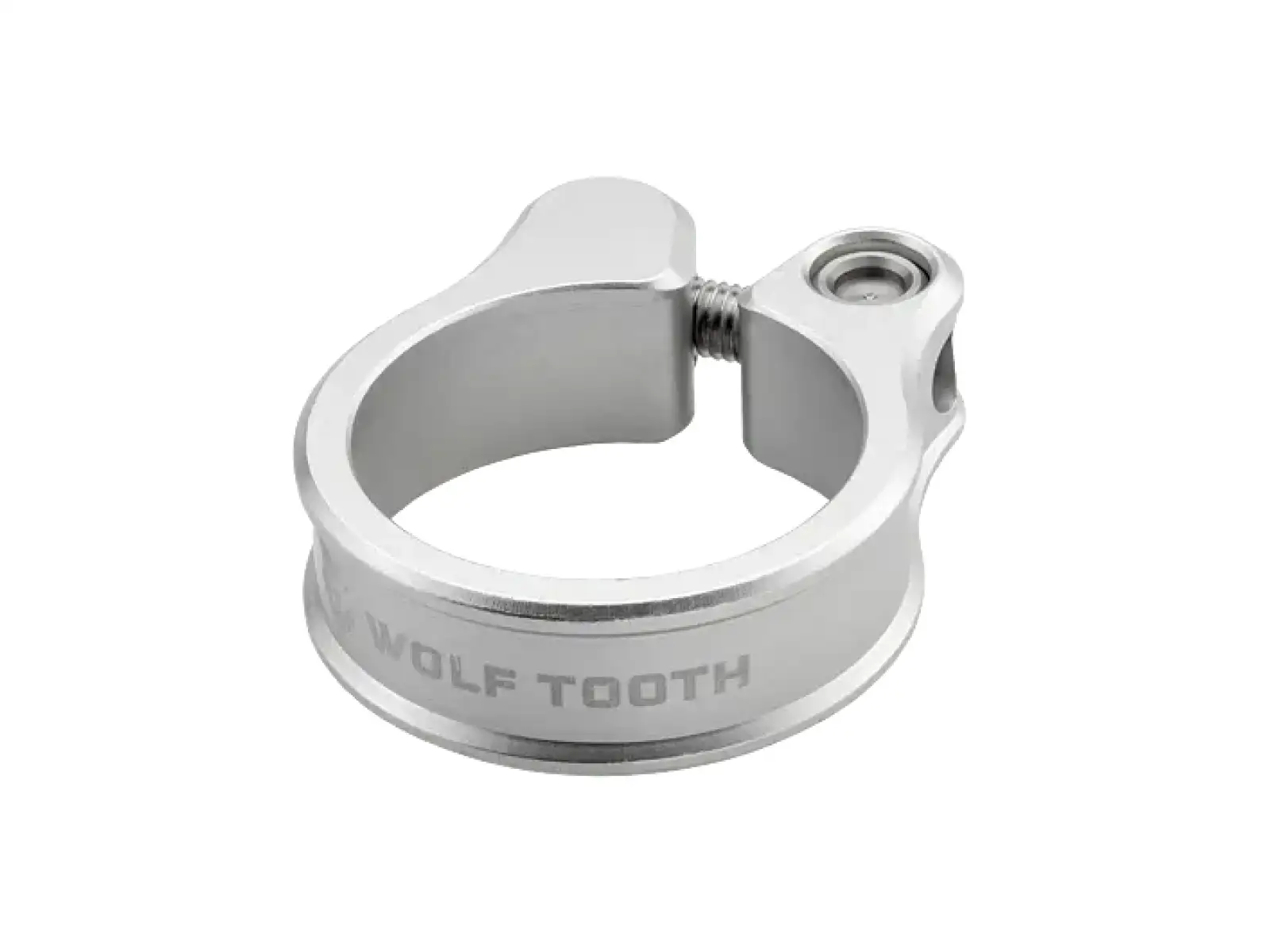 Wolf Tooth sedlová objímka 31,8 mm raw strieborná