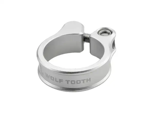 Wolf Tooth sedlová objímka 31,8 mm raw strieborná