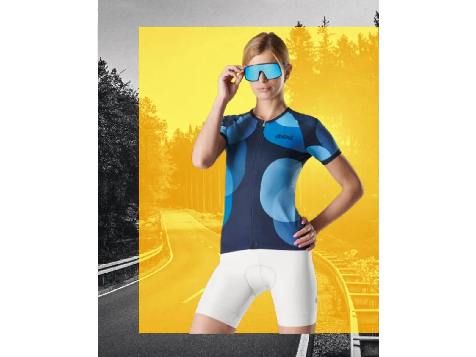 Dotout Camou Dámske tričko s krátkym rukávom Blue