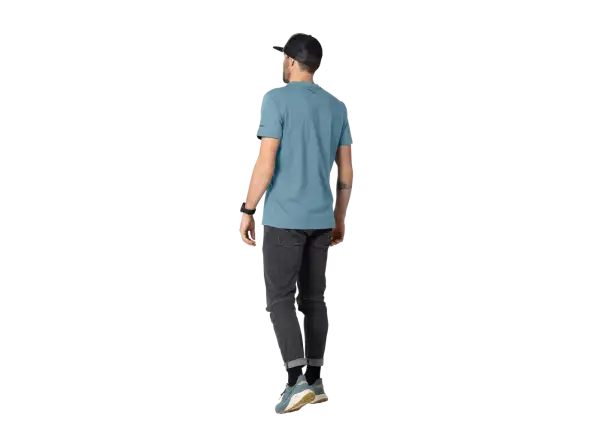 Dynafit Graphic Cotton pánske tričko krátky rukáv Smoke Blue