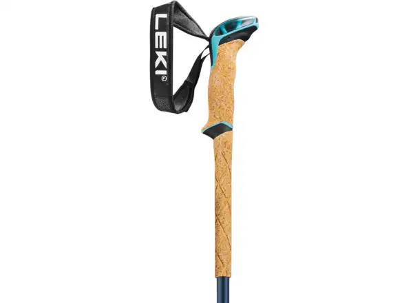 Leki Winter tour Bernina Lite 3 dámske skialpové palice Denim blue/Dark blue/Mint
