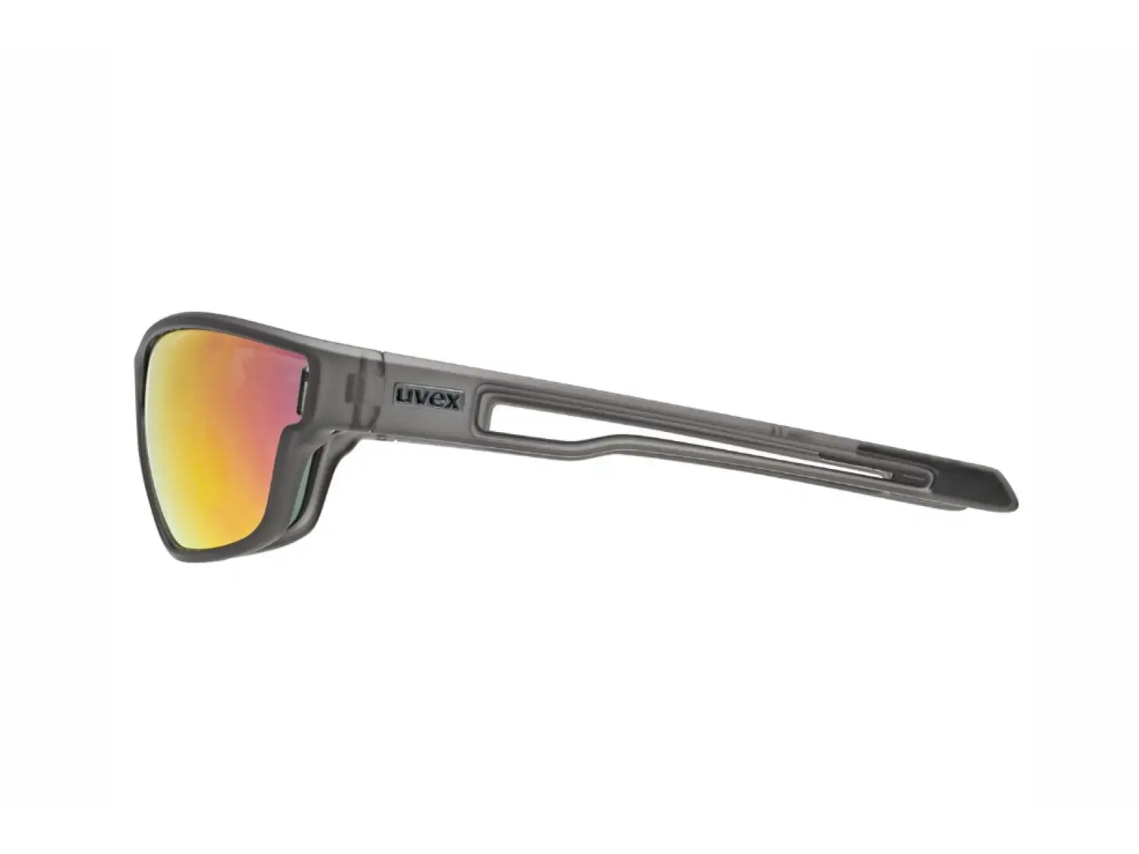 Uvex Sportstyle 806 okuliare Smoke Matt/Mirror Red