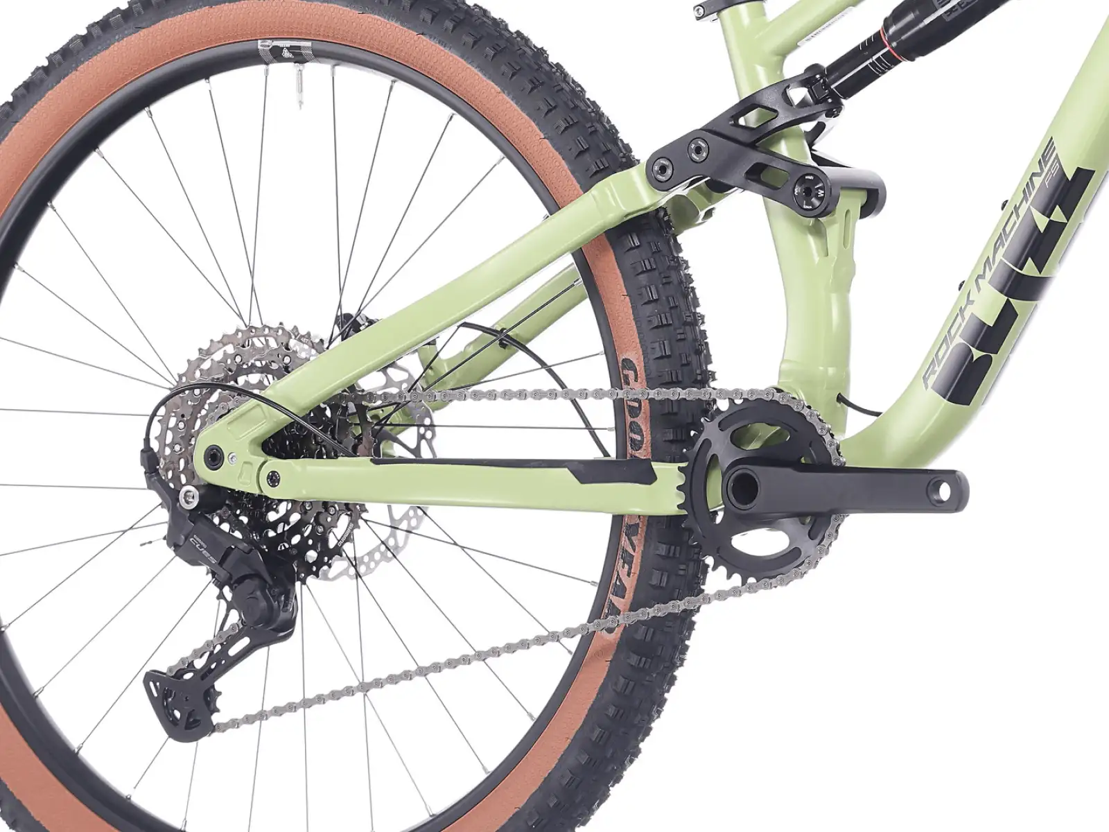 Rock Machine Blizz FS 50-27 horský bicykel Matte Jade Green