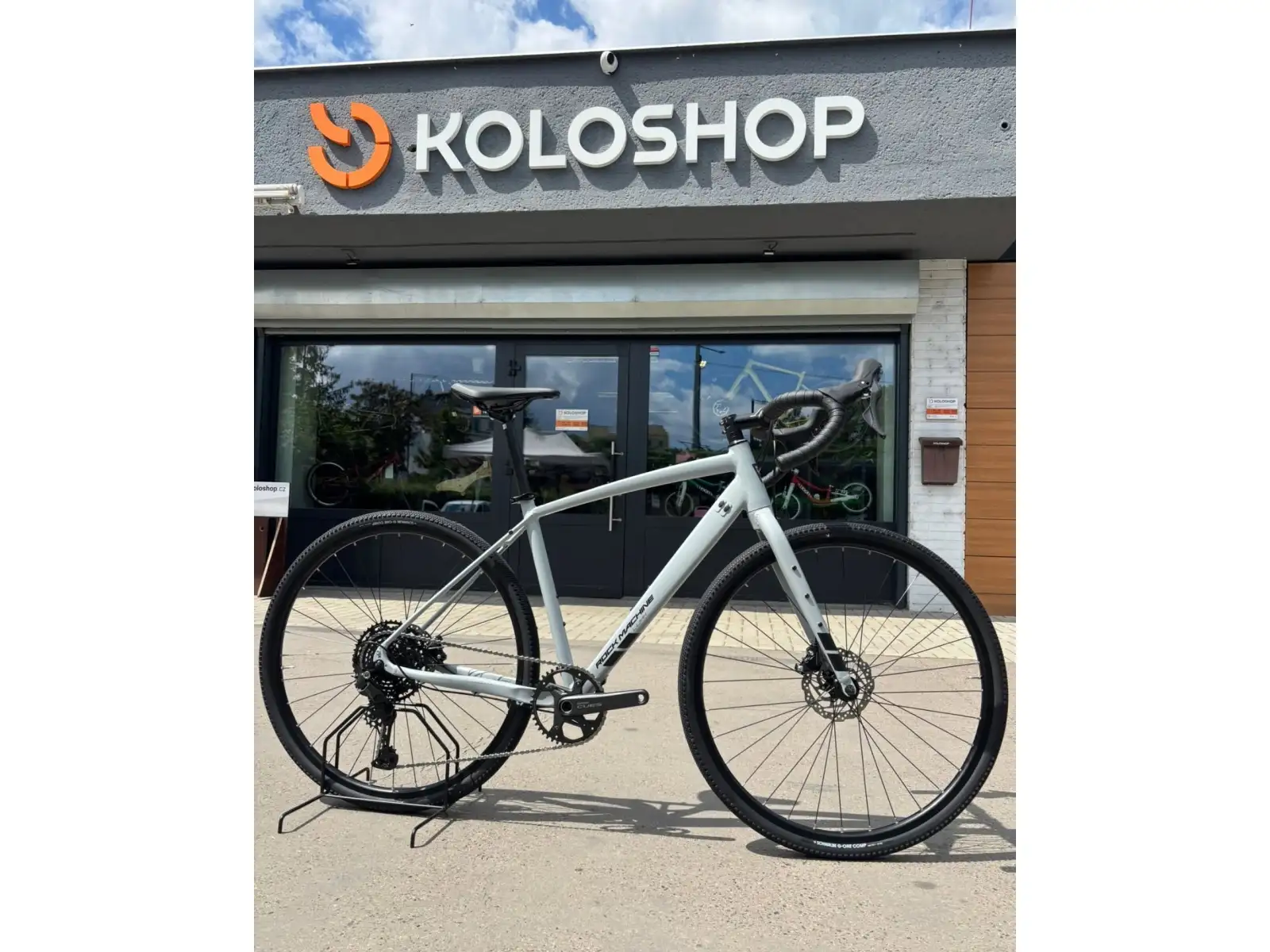 Rock Machine Lukk 50 gravel bicykel Matte Limerock Grey