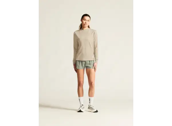 Craf Wool Waffle dámske tričko dlhý rukáv béžová