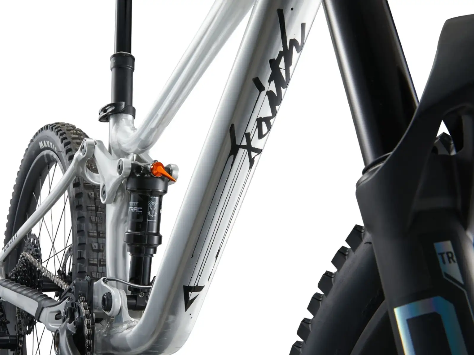 Giant Faith detský celoodpružený bicykel Raw Aluminium