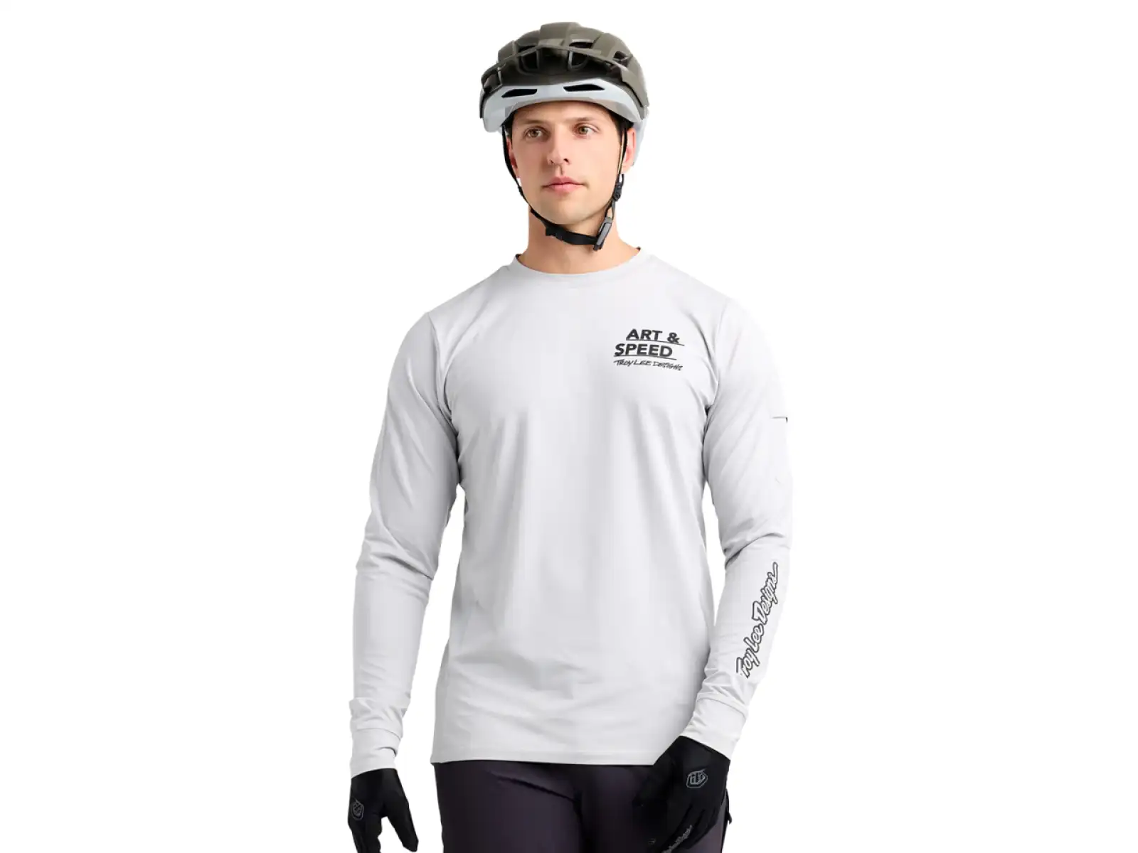 Troy Lee Designs Ruckus Ride Tee pánský dres s dlhým rukávom Art and Speed Mist.