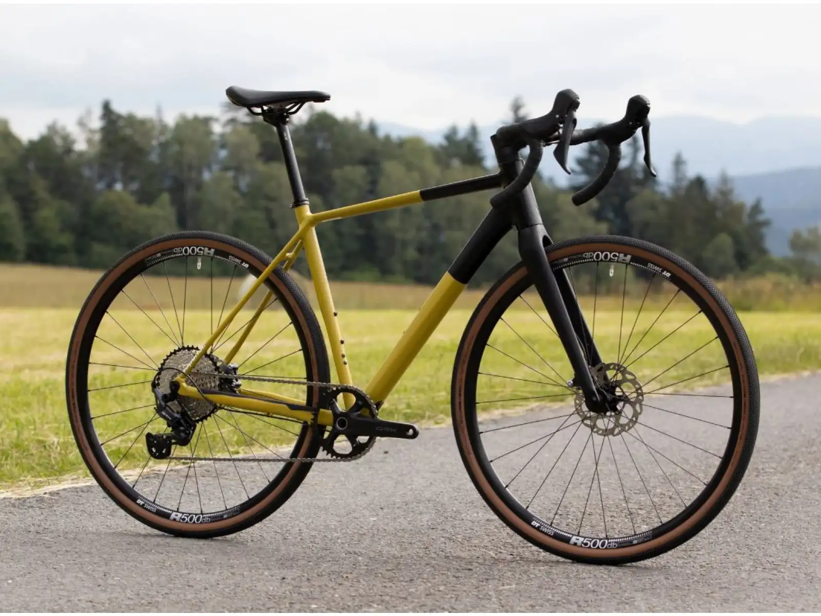 Superior X-Road 6.5 GR gravel bike matná horčicová / čierna
