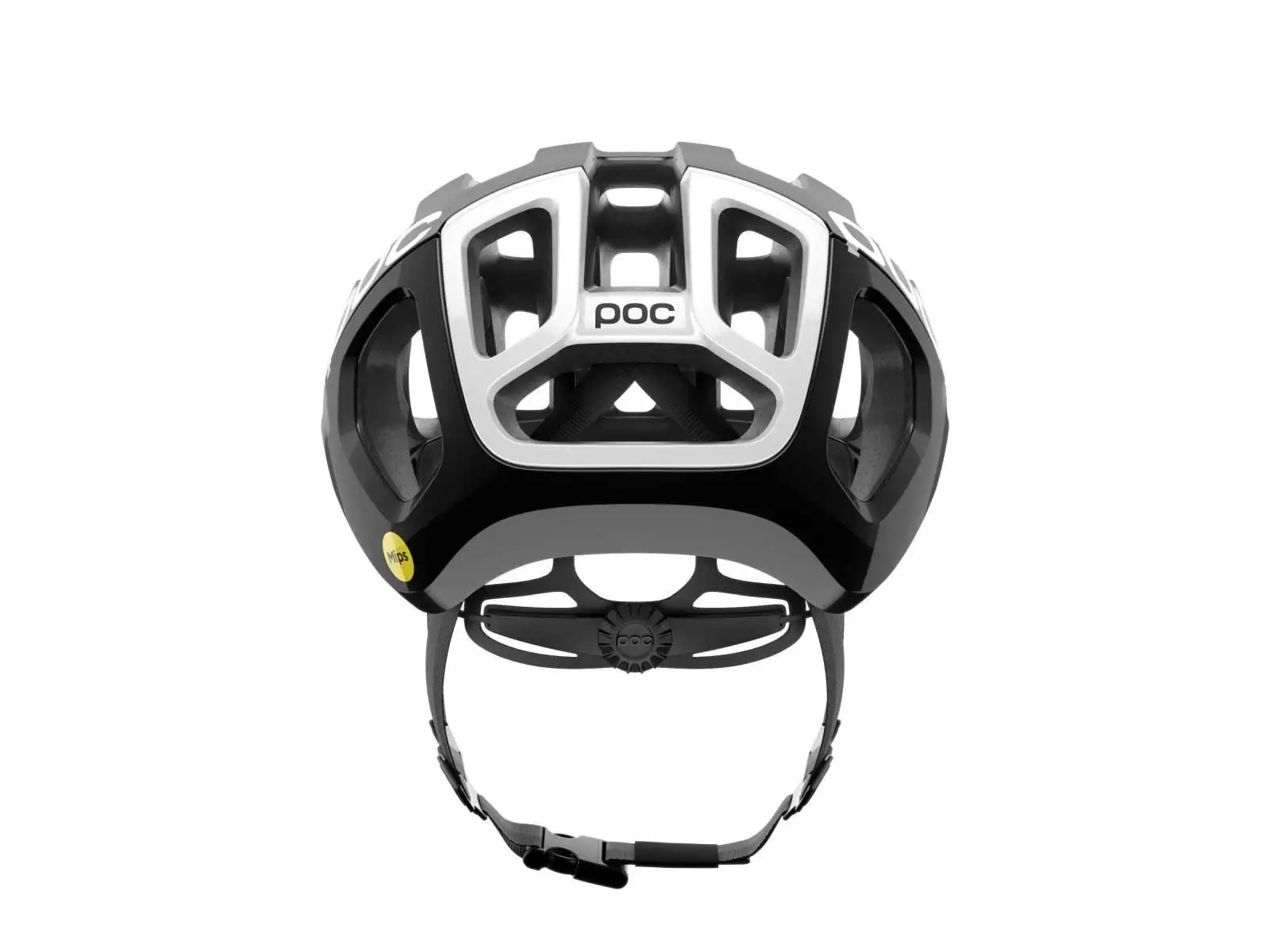 POC Ventral Air MIPS prilba Uranium Black Matt/Hydrogen White/Logo