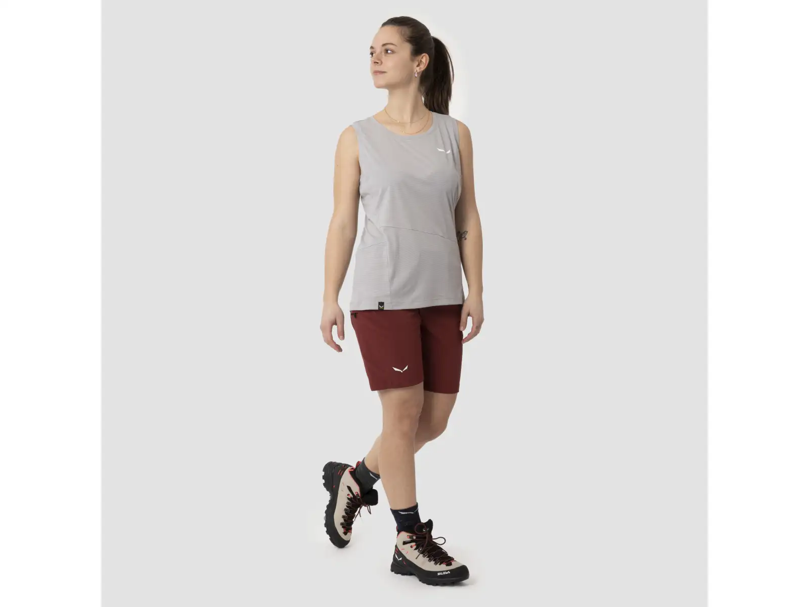 Salewa Puez Sporty Dry dámske tielko Syrah