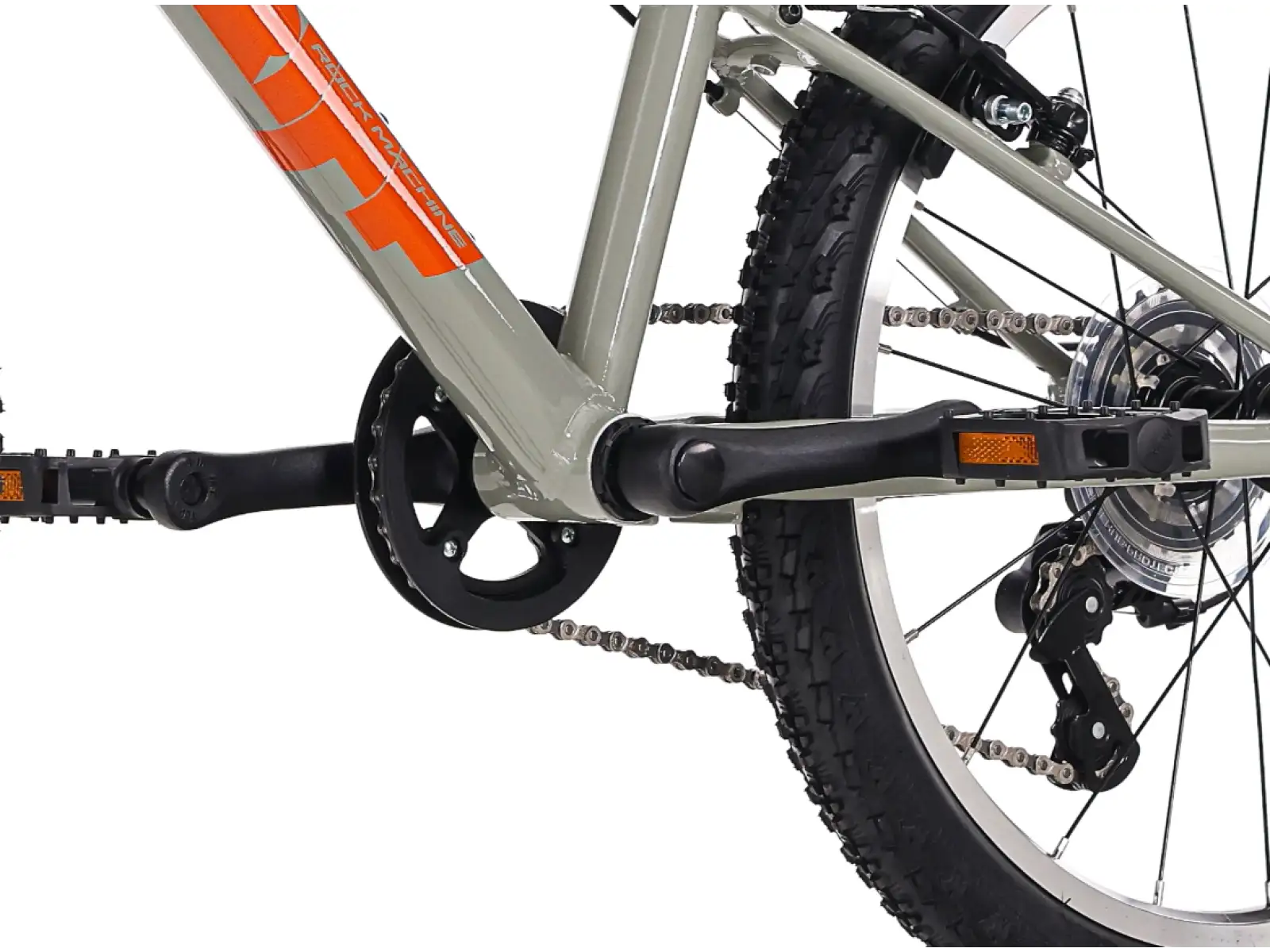 Rock Machine RIFF Jr 20 detský bicykel Gloss Limerock Grey