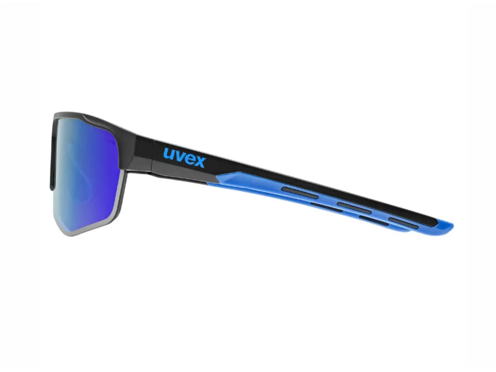 Uvex Axos Set okuliare Black Matt/Mirror Blue