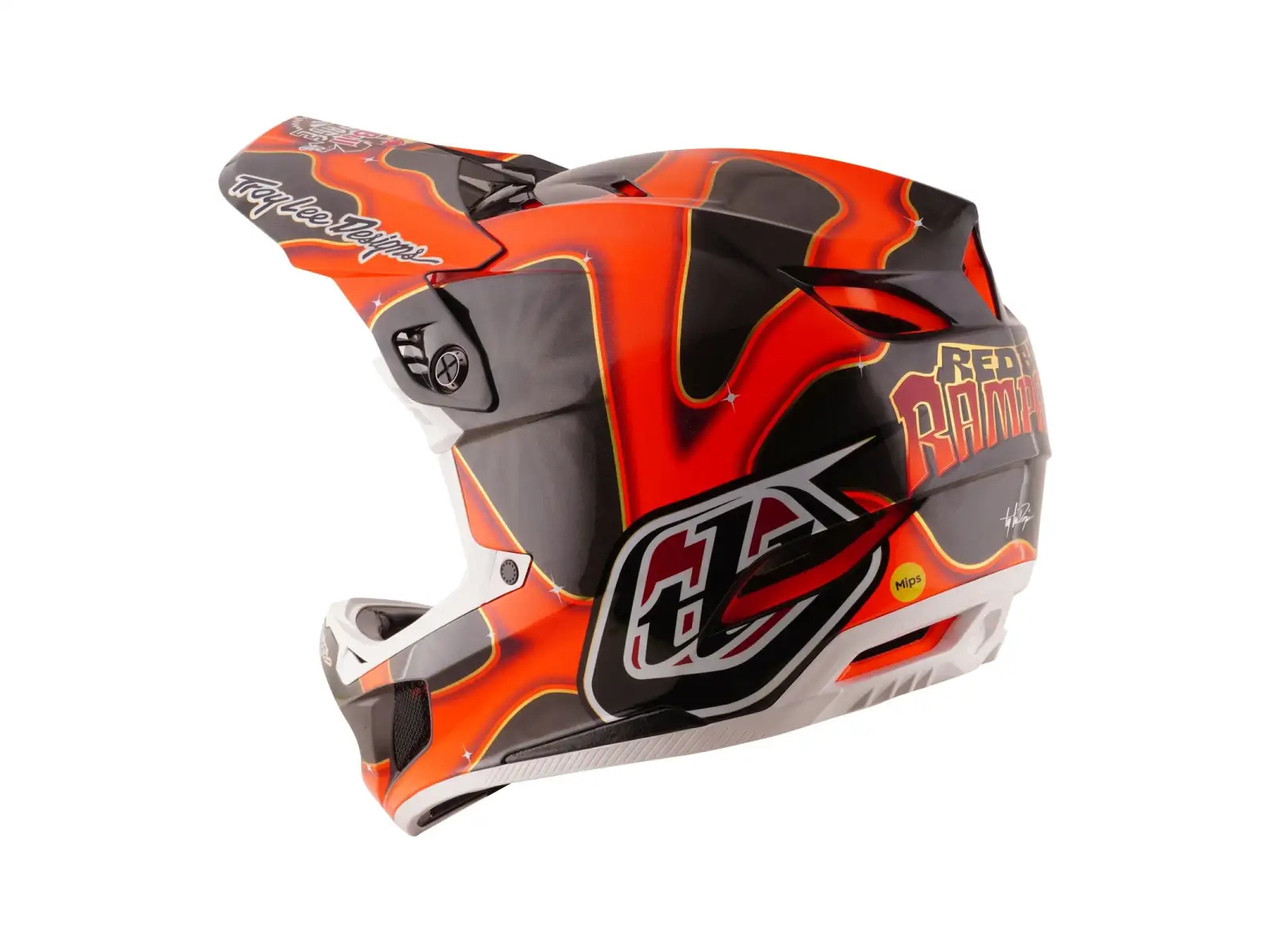 Troy Lee Designs D4 Carbon Red Bull Rampage prilba Dreamland Black