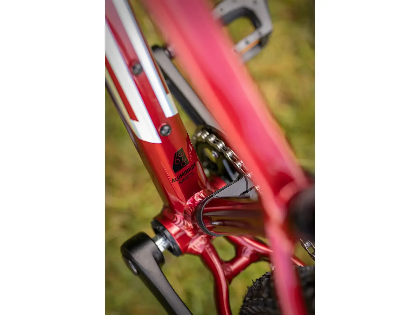 Superior Team 24 detský horský bicykel Gloss Dark Red