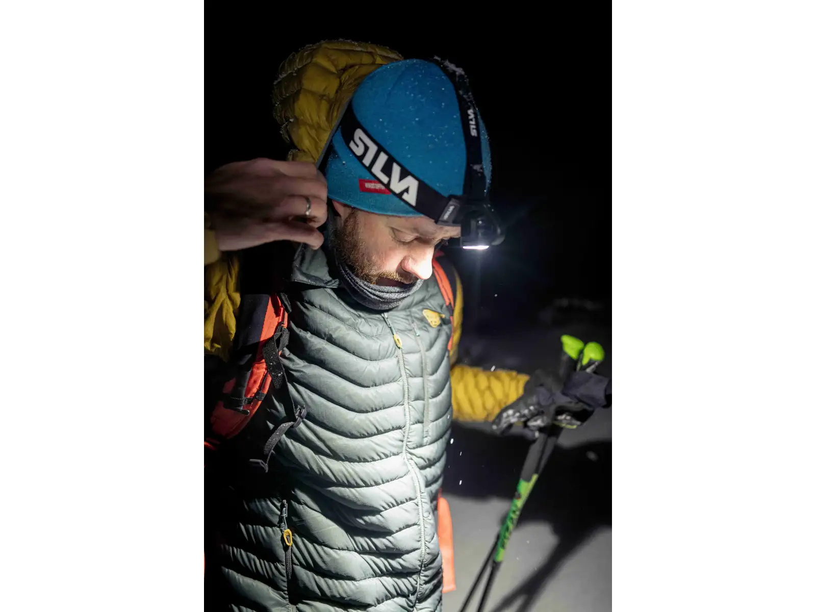 Dynafit Radical Down pánska bunda Smoke Blue