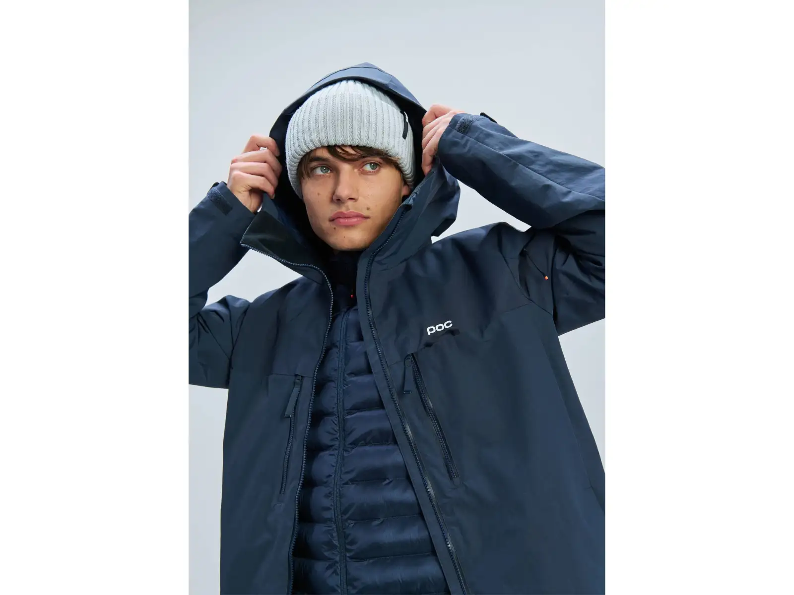 POC Race Mentor Coat zimný kabát Apatite Navy