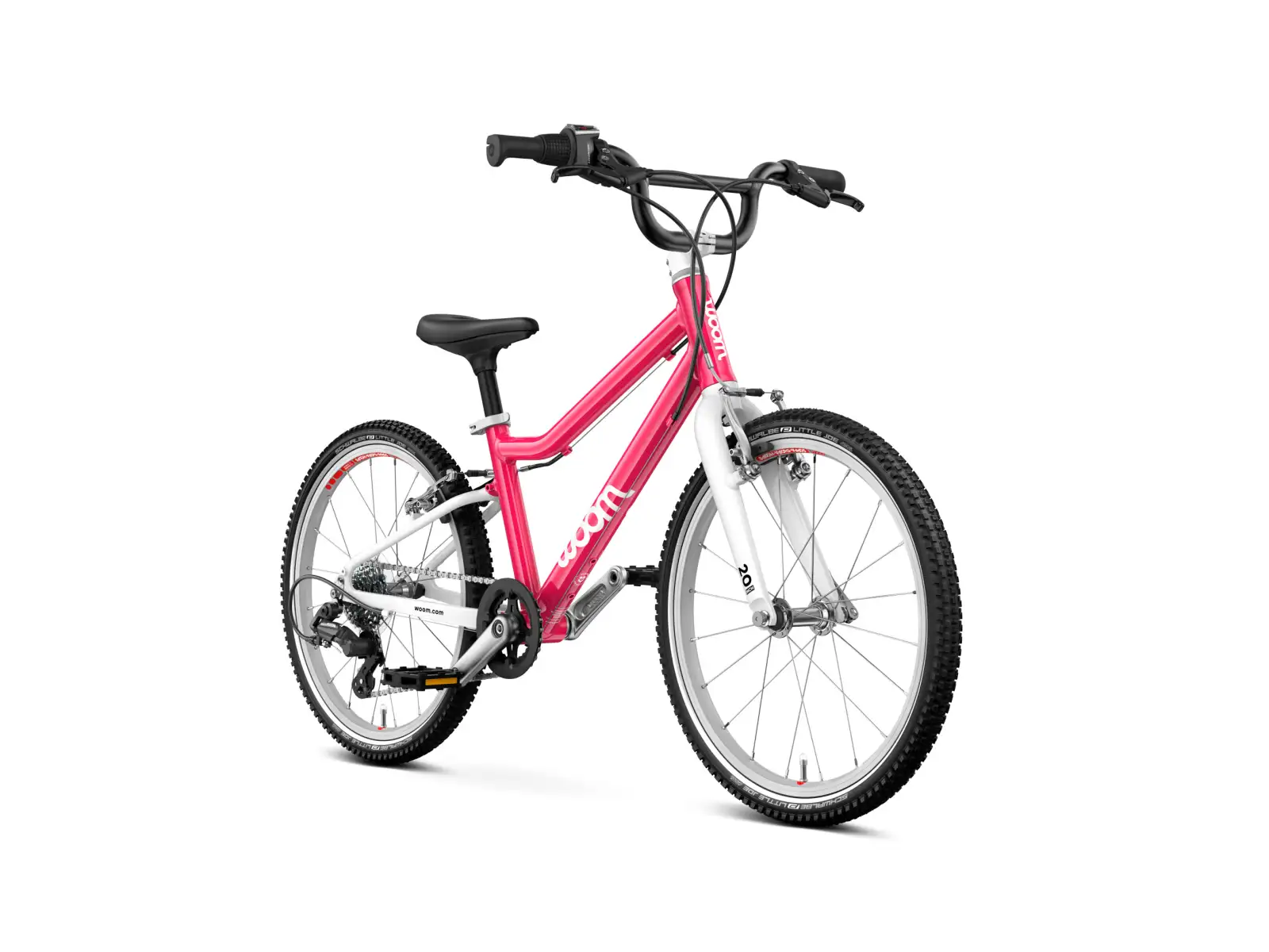 Woom GO 4 detský bicykel 20" Hot Pink