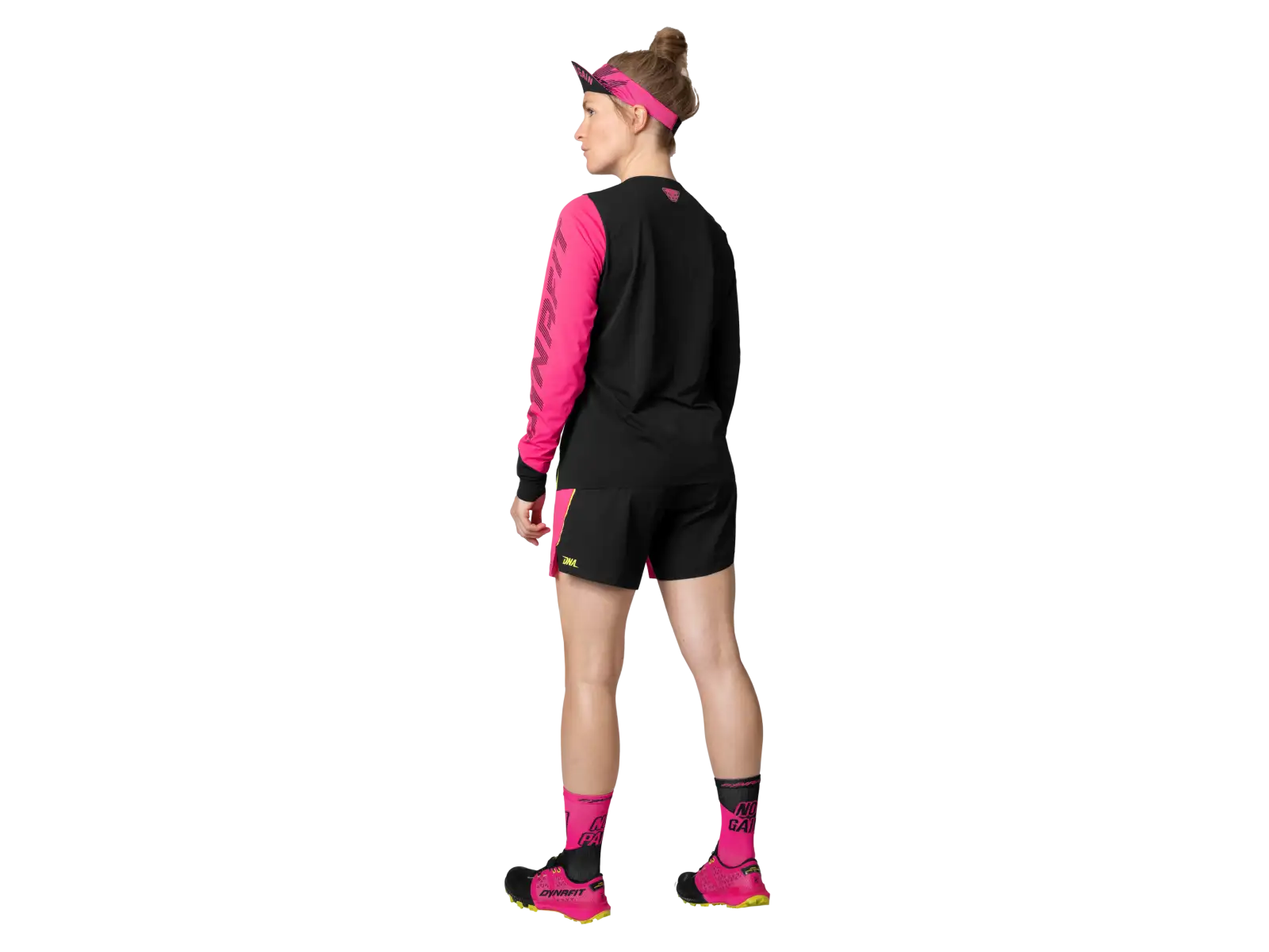 Dynafit DNA dámske bežecké tričko dlhý rukáv Pink Glo