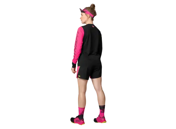 Dynafit DNA dámske bežecké tričko dlhý rukáv Pink Glo