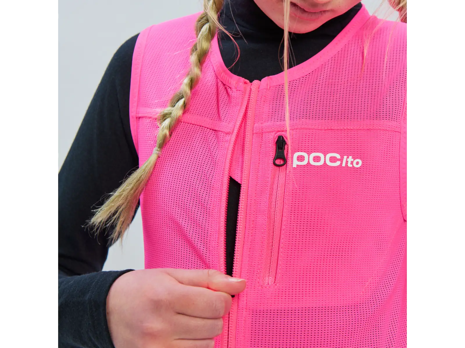 POC POCito VPD Air Vest chránič chrbtice Fluorescent Pink