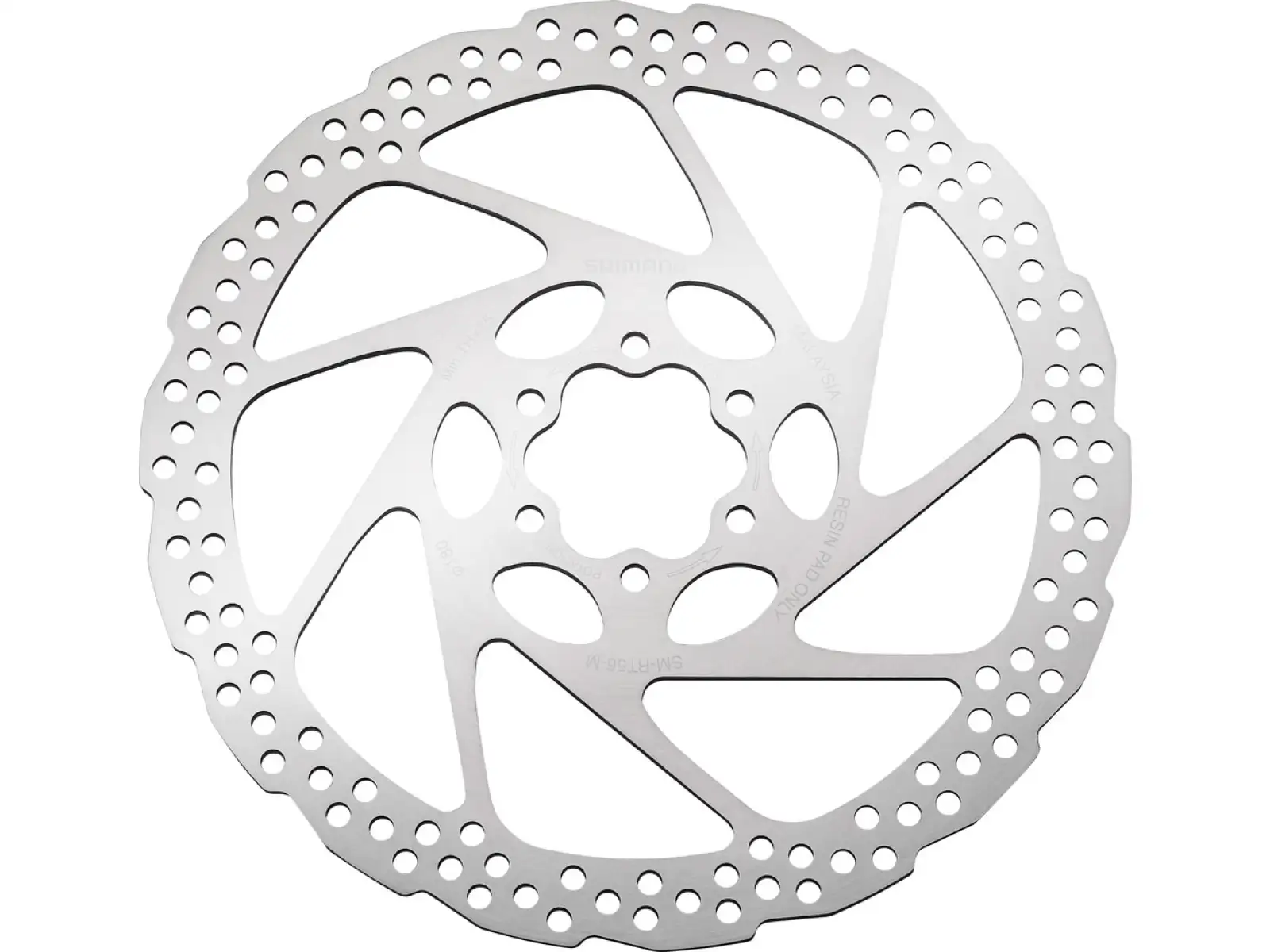 Shimano Deore SM-RT56 brzdový kotúč 180 mm, 6 dier, pre resin