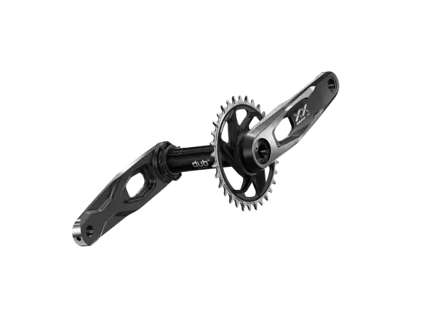 Sram kľuky XX DH CL55 DUB MTB 34 zubov T-Type Čierna