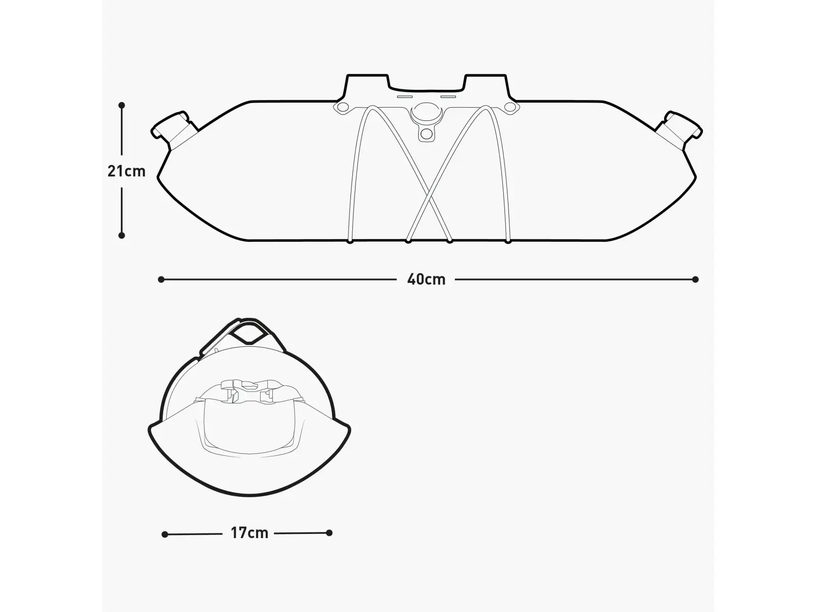Evoc Handlebar Pack BOA WP 9 brašna na riadidlá Black