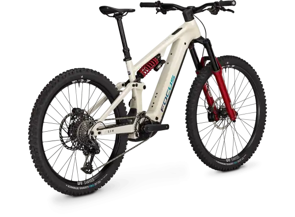 Focus SAM 9 600Wh celoodpružený elektrobicykel Champagne / Shellwhite