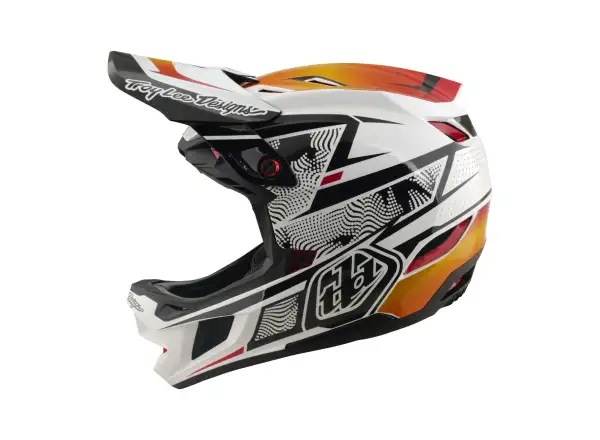Troy Lee Designs D4 Composite MIPS prilba Lined up White