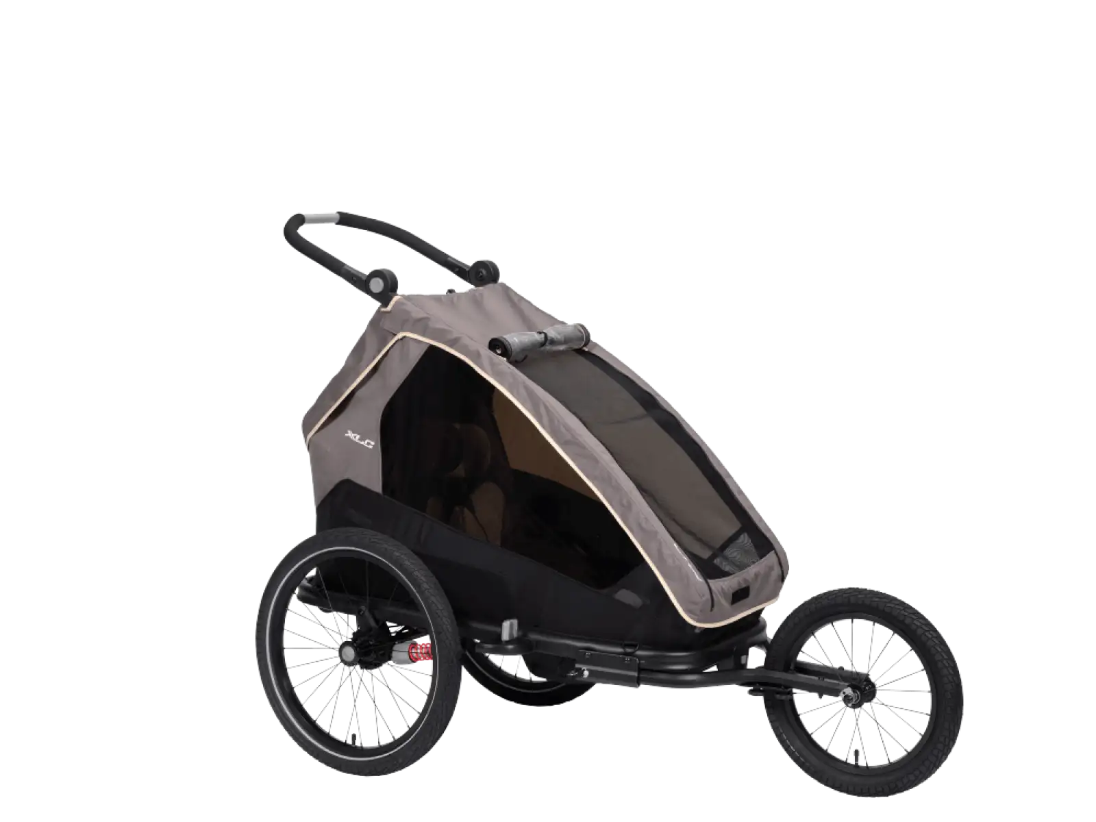 XLC MONOs BS-C09 detský závesný vozík 20" sivá/béžová/antracit