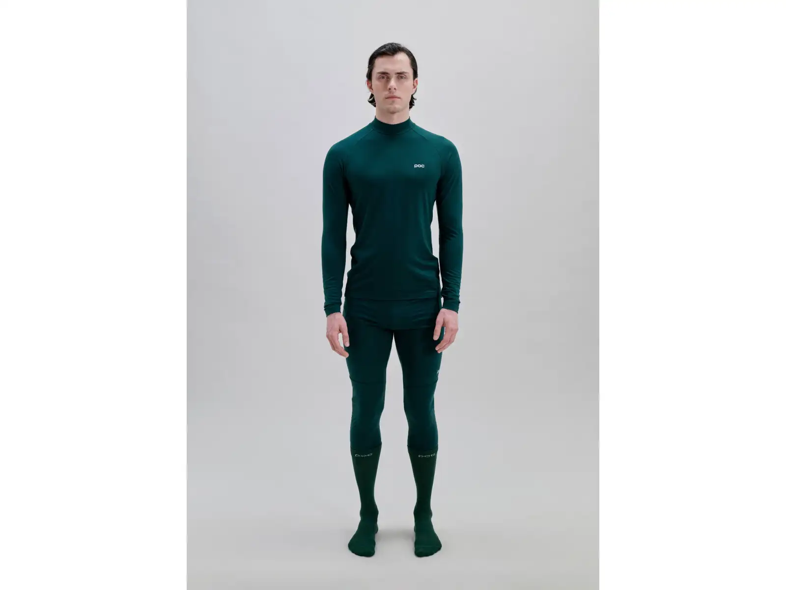 POC Layer Merino pánske spodné tričko dlhý rukáv Pargasite Green