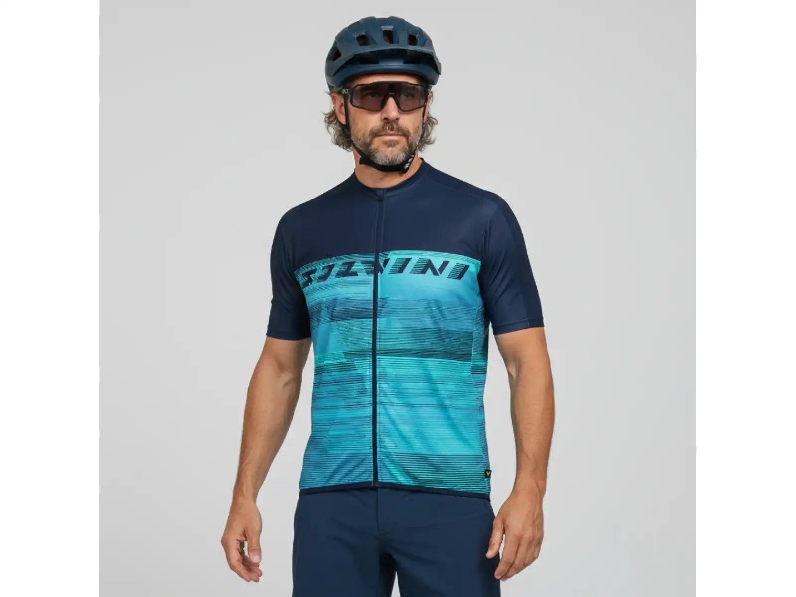 Silvini Turano pánsky dres krátky rukáv Navy Ocean