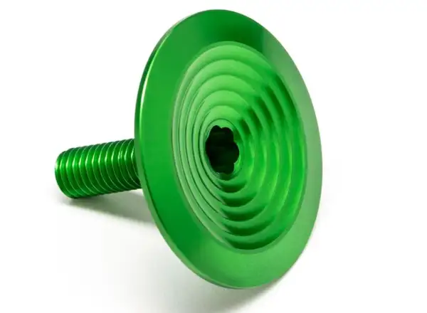 Absolute Black Top Cap Head Compound Cap Green