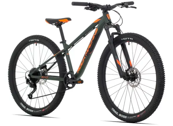 Rock Machine Blizz 27 Mat Khaki/Neon Orange/Black detský bicykel