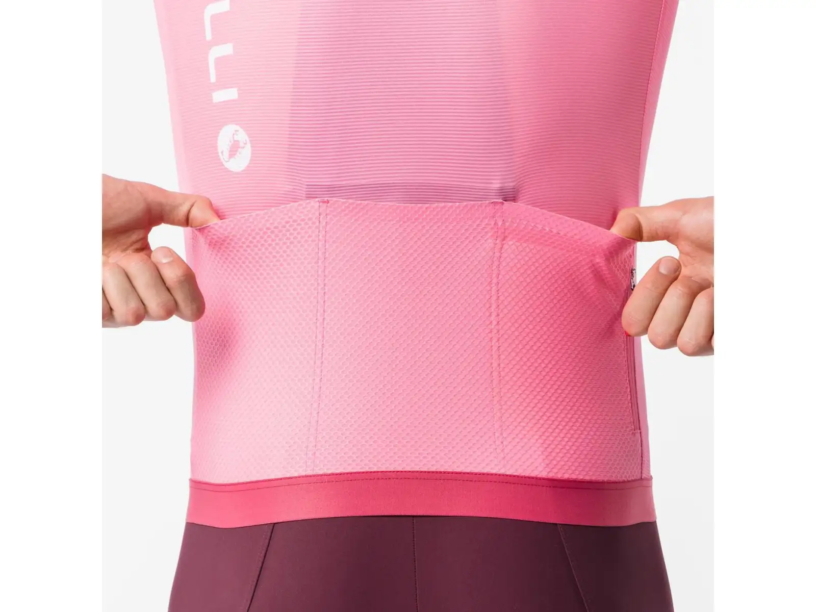 Castelli Giro 109 Corretto pánsky dres dlhý rukáv Rosa Giro