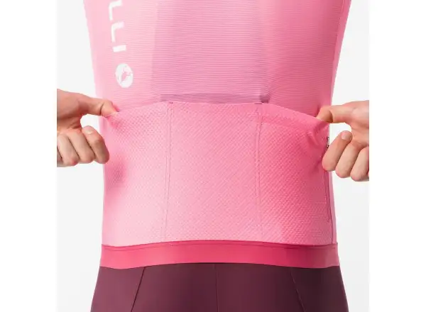 Castelli Giro 109 Corretto pánsky dres dlhý rukáv Rosa Giro