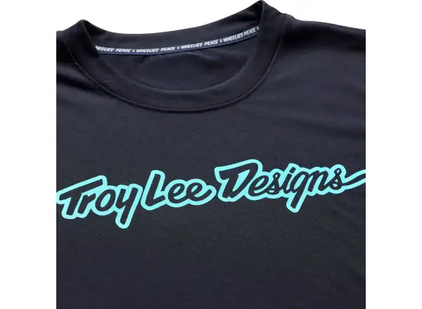 Troy Lee Designs Skyline Ride pánsky dres Signature Black/Real Teal