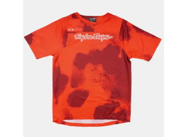 Troy Lee Designs Skyline Flared detský dres krátky rukáv Fiery Red