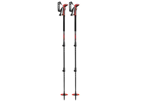 Leki Haute Route 3 skialpové palice Dark anthracite/Dark red/Black