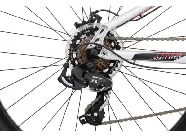 Rock Machine Storm 27 MD gloss silver/black/red detský bicykel