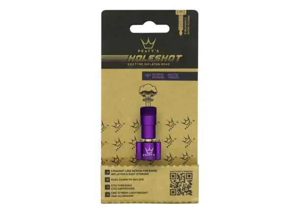 Peatys Holeshot CO2 hlava pumpy Violet