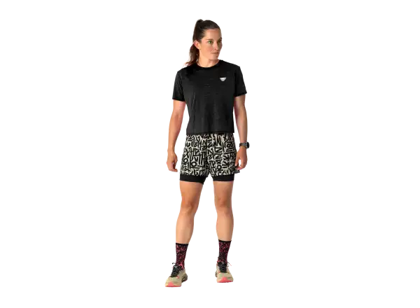 Dynafit Trail dámske bežecké tričko krátky rukáv Black Out
