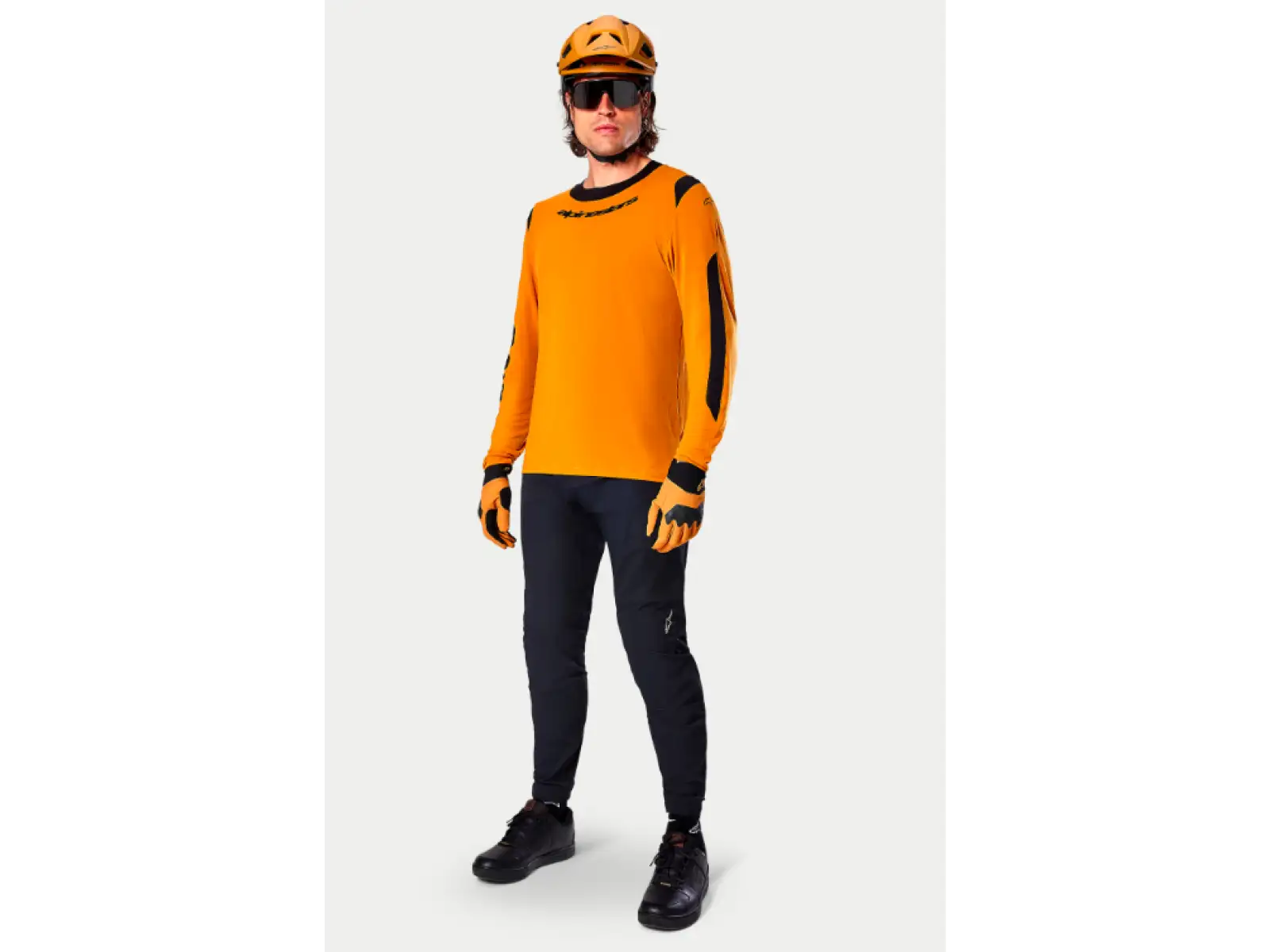 Alpinestars A-Dura Dri Wool pánsky dres dlhý rukáv Dark Gold